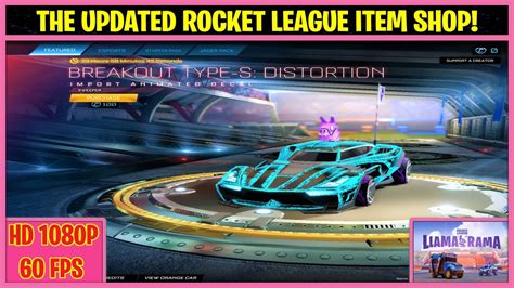 New Rocket League Item Shop New Cars Wheels Endo Starter And Jager