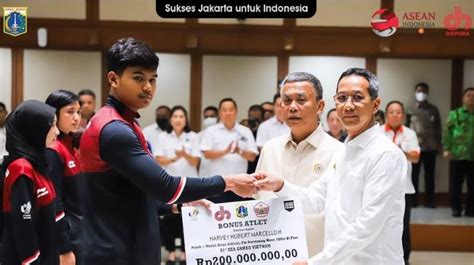 Bonus Untuk Atlet Asal Jakarta Peraih Medali Di Sea Games Vietnam Cair