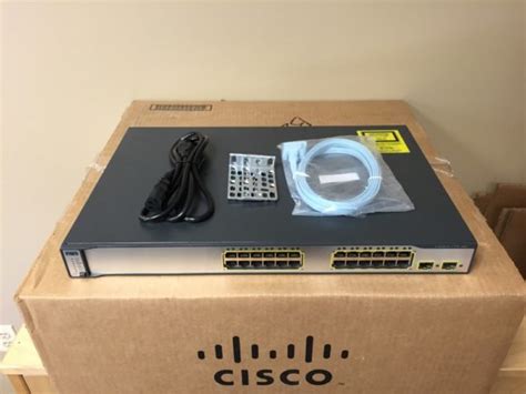 Cisco 3750 Series WS C3750 24TS S 24 Port 10 100 Ethernet Switch