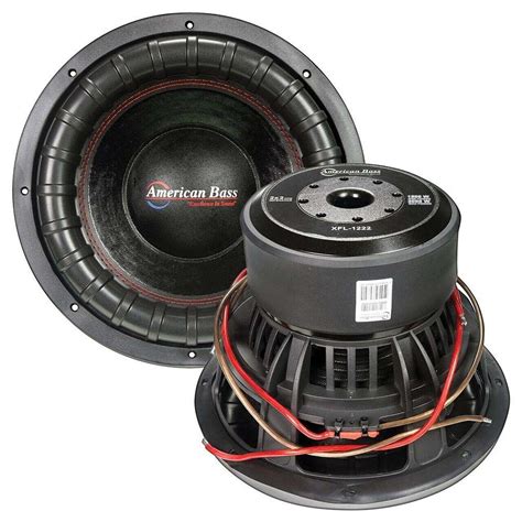 American Bass Xfl W Dvc Ohm Inch Car Audio Subwoofer