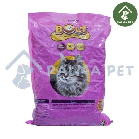 Jual Makanan Kucing Kering Bolt Kg Dry Cat Food Salmon Di Seller