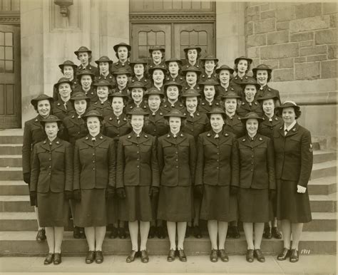 Group Portrait Of Waves In The United States During World War Ii The