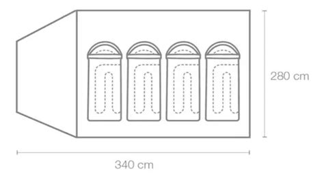 Carpa Coleman Iglu Hooligan Personas Abside Armado Rapido En Venta En