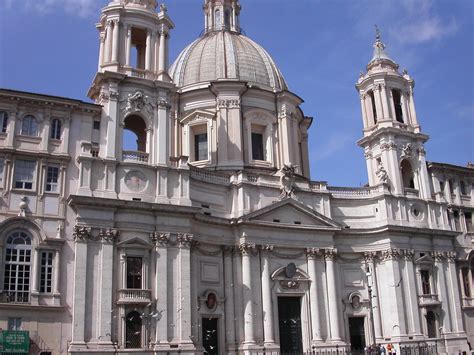 Architettura Barocca Chiesa Di S Agnese In Piazza Navona A Roma