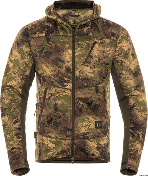 Härkila Deer Stalker Camo Fleece Hoodie Mens Chaquetas De Caza Sin