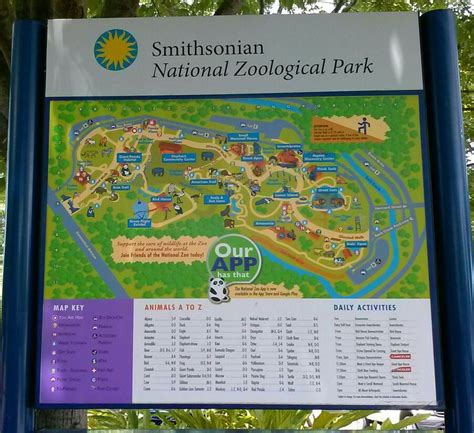 Washington Dc Zoo Map Zoo Map Washington Dc Map