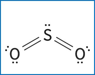 Схема образования химической связи so2