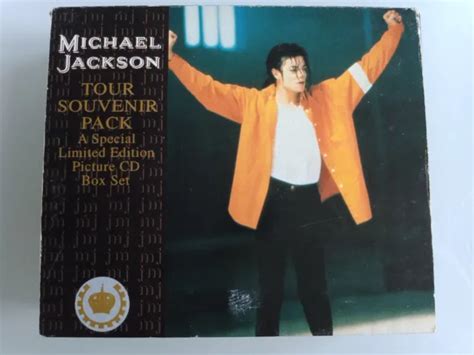 Michael Jackson Tour Souvenir Pack Picture Cd Box Set Limited Edition