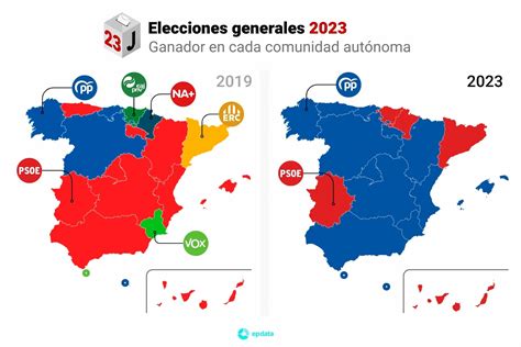 Mapa Del Resultado De Las Elecciones Generales Del J