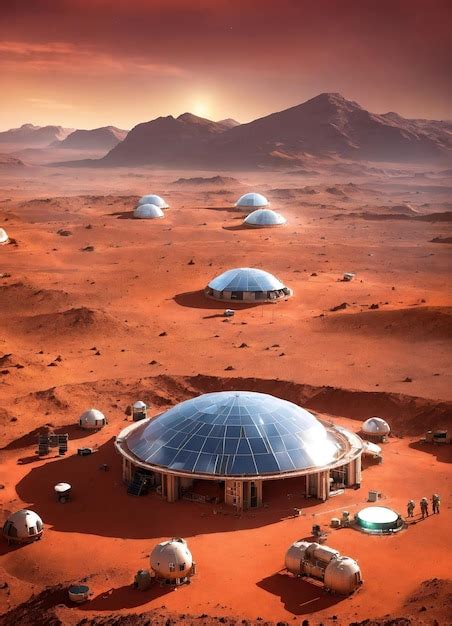 Premium Photo Mars Planet 3d Render Science Fiction Illustration