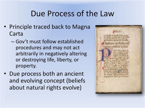 PPT - Lesson 18: How Has the Due Process Clause of the Fourteenth ...