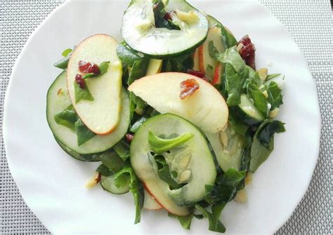 Ensalada De Manzana Pepino Cohombro Y Espinaca Receta De Johanna Rezept