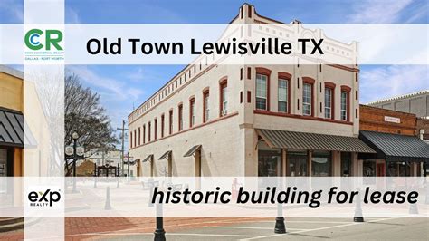 Old Town Lewisville Tx Building For Lease Main Street Opportunity For