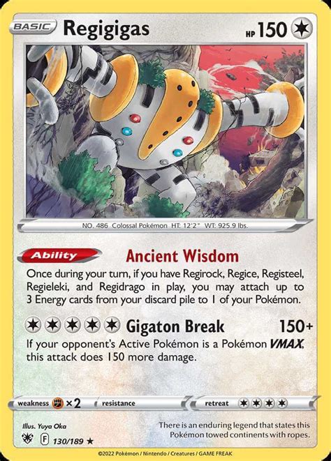 Regipagos Pokemoncard