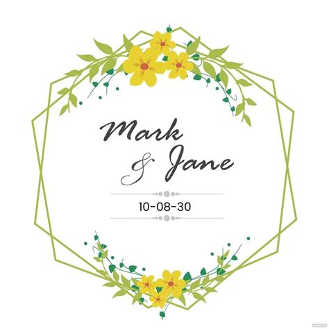 Floral Wedding Vector in Illustrator, SVG, JPG, EPS, PNG - Download ...