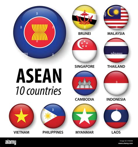 Asean Association Of Southeast Asian Nations And Membership Stock