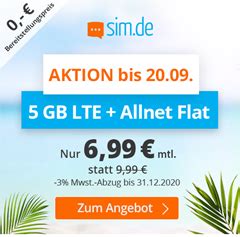 Wieder Da Sim De O2 Netz Mit 5GB LTE Datenflat SMS Und Sprachflat