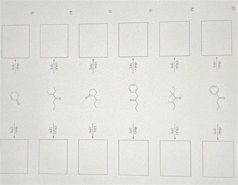 Solved Draw The Structure Of The Enolate Formed By Each Chegg