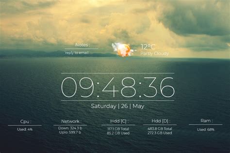 Rainmeter Photo Slideshow Skin Osegeo