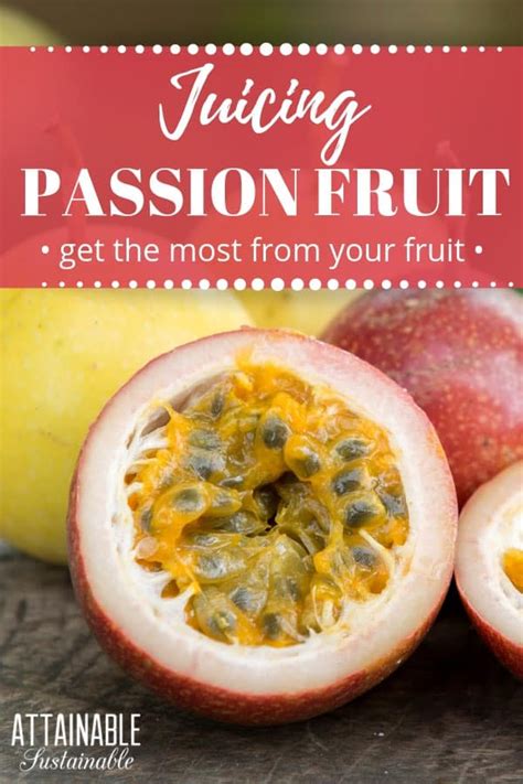 Passion Fruit Juice How To Make Liliko‘i Nectar From Hawaii