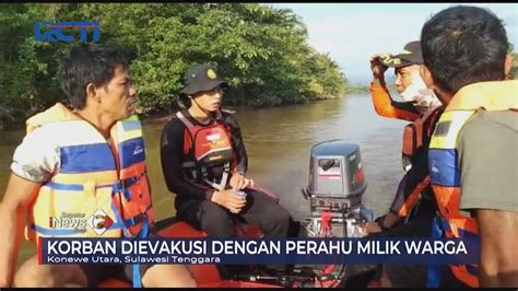 Evakuasi Korban Kakak Beradik Di Sulteng Terseret Arus Sungai