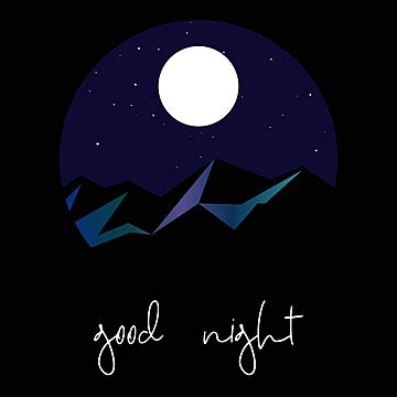 Good Night Design Sky Adventure Nature Vector Sky Adventure Nature