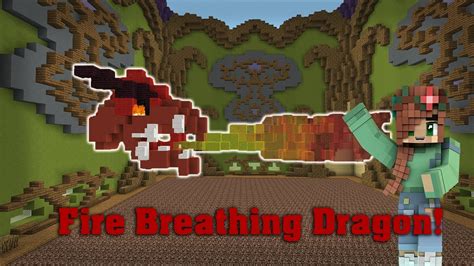 Fire Breathing Dragon Minecraft Build Battle Pro Mode Youtube