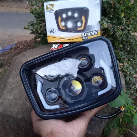 Jual Headlamp Rx King Daymaker Led Ltc V Kotak Lampu Depan Reflektor