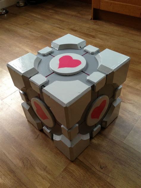 Portal Companion Cube Woodworking Project