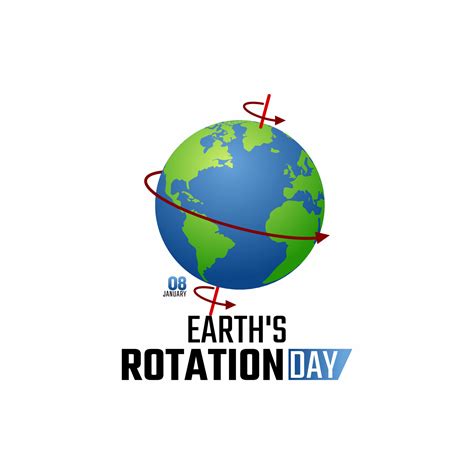 Vector Graphic Of Earth S Rotation Day Day Good For Earth S Rotation