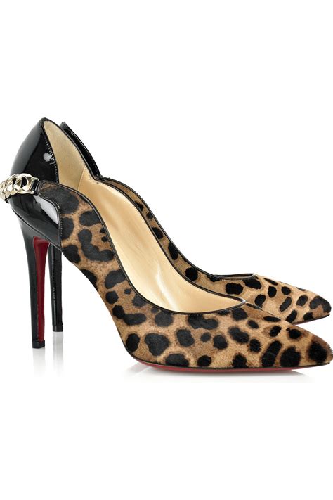 Christian Louboutin Dorepi 100 Leopard Print Pumps Lyst