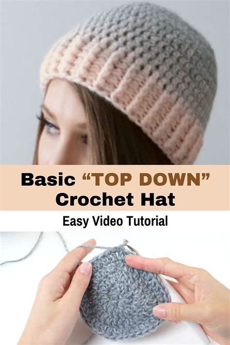 Quick And Easy Crochet Hat Tutorial