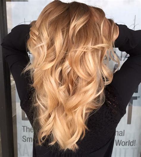 Golden Blonde Balayage Honey Blonde Hair Color Warm Blonde Hair