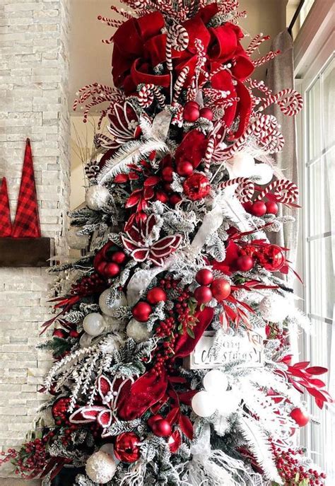 Warm Festive Red And White Christmas Decor Ideas Hike N Dip