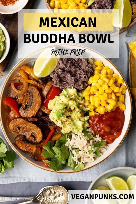 A Delicious Mexican Buddha Bowl That Is Perfect For Meal Prepping