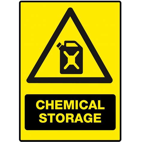 Ssi Chemical Storage Sign Amber Safety Courses Limerick