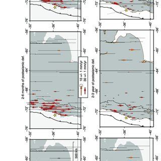 Temporal Evolution Of The Mean Vertical Velocity Mm Yr During The