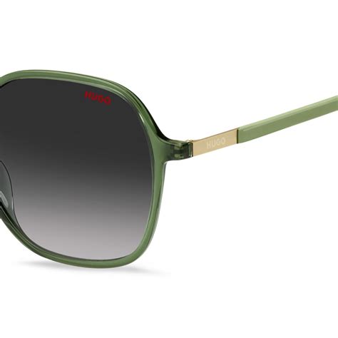 Hugo Boss Hg S Ed O Green Sunglasses Woman