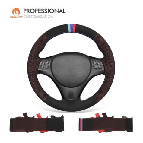 Mewant Mesh Alcantara Steering Wheel Cover For Bmw E E E E E