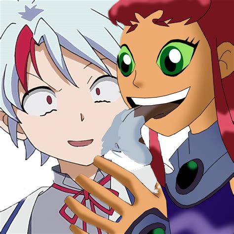 Starfire Licking Towa By Silverlight1997 On Deviantart