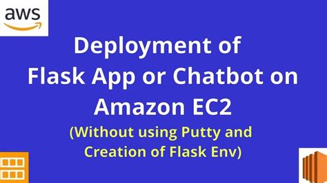 Simplest Way To Deploy A FLASK App Or CHATBOT On AWS EC2 Instance YouTube