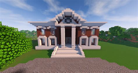 Town Hall Schematic Minecraft