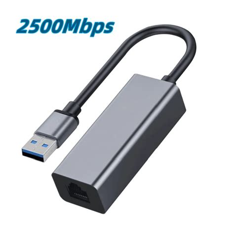 Carte R Seau USB 3 0 2 5 Gigabit RTL8156B 2500Mbps USB Vers RJ45