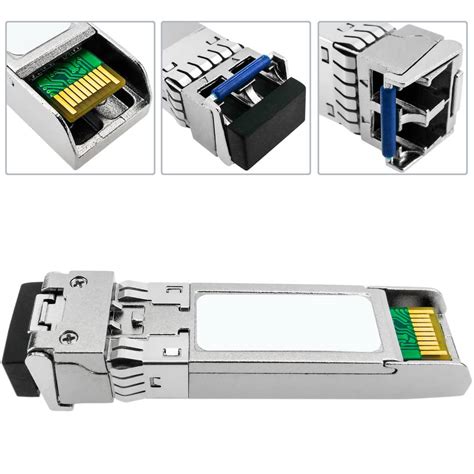 Módulo Mini GBIC SFP SMF 10 Gbps de fibra óptica monomodo duplex LC