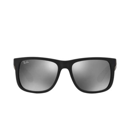 Oculos Sol Ray Ban Justin Rb G Preto Fosco Lente Cinza