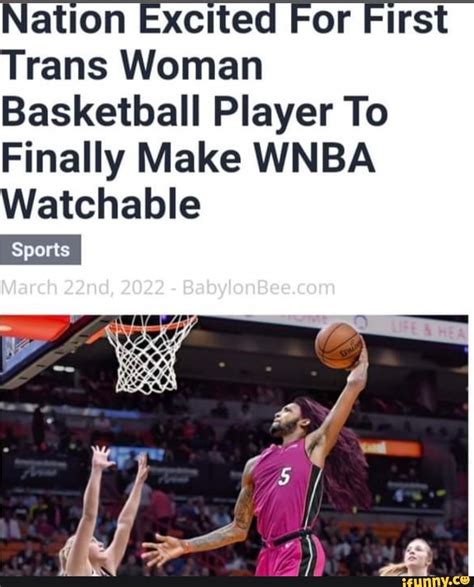 Nation Excited For First Trans Woman Basketball Player To Finally Make ...