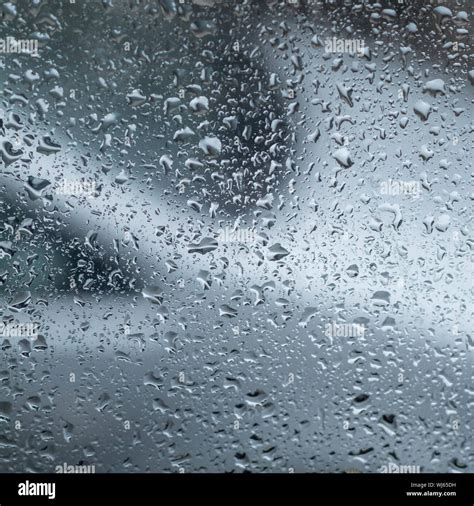 Raindrops On Window Pane