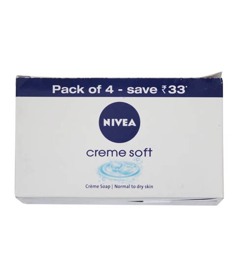 Nivea Creme Soft Creme Soap 125 Gm Pack Of 4 Buy Nivea Creme Soft Creme Soap 125 Gm Pack Of 4