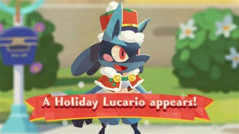 Pokémon Café Remix Lucario Holiday Team Event September 2021