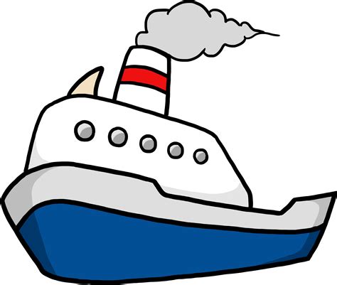 Download Ship Clip Art Free Clipart Images - Transparent Background Boat Clipart - Png Download ...